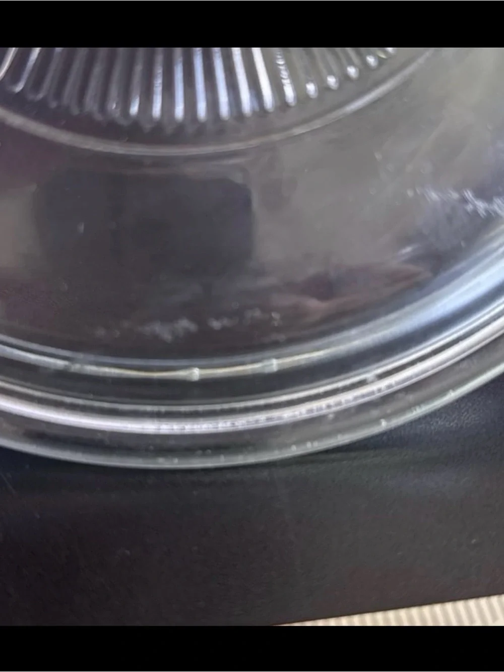 Pyrex G5C Clear Glass Replacement Lid For Round Casserole 7 3/4